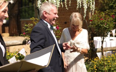 A Beautiful Outdoor Wedding at a Castle