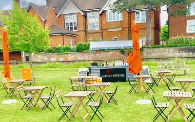 Garden Party Bar Set Up
