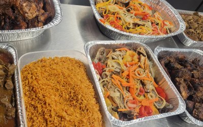 Caribbean food  party