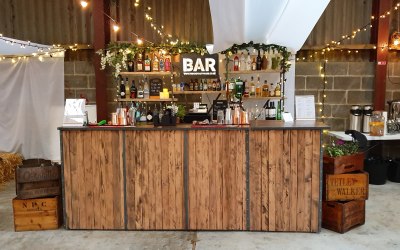 Our industrial reclaimed bespoke 9ft / 12ft bar