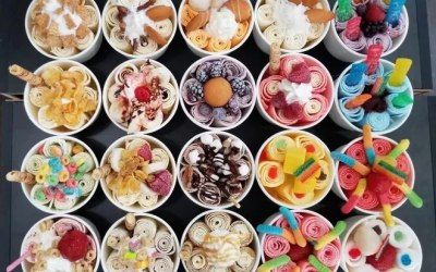 Pan rolled Ice cream 