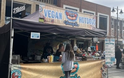 The Vausages stall 
