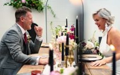 Modern industrial wedding 