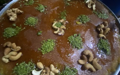 Konafa traditional Lebanese sweet 