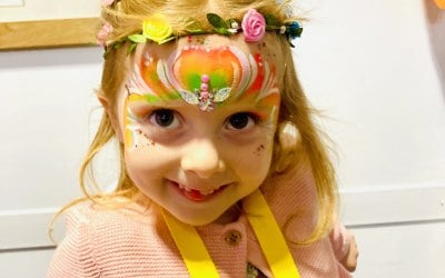 heart shaped design with blings