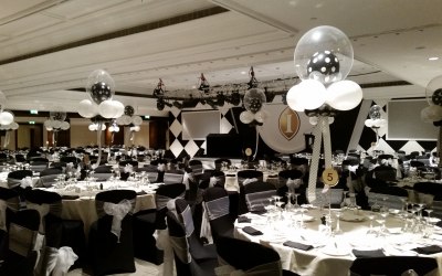 Corporate event balloon decorations