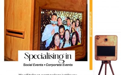 Beautifully crafted wooden Photo Booth!