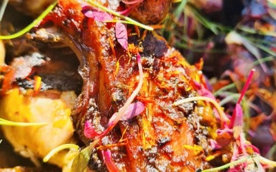 BBQ meat platter 