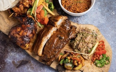 Our afro fusion bbq platters