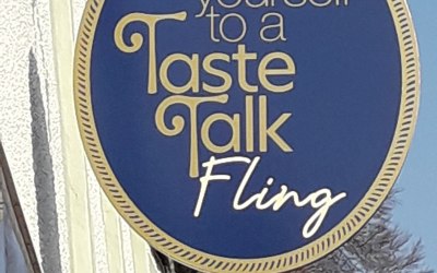 Look for the sign above our shop