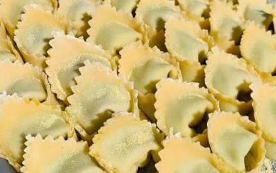 Homemade tortelli