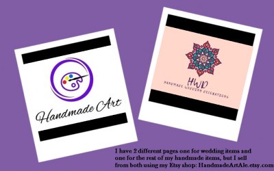 I sell my items on Etsy along with my other handmade business Handmade Art at HandmadeArtAle.etsy.com