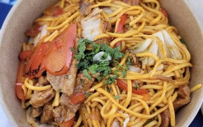 Korean spicy Pork noodles