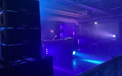 PA and Lighting for a Rave