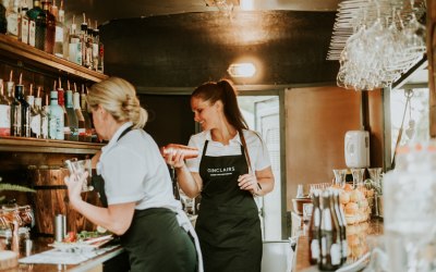 Professional and friendly bar staff