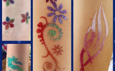 Glitter tattoos by celestae
