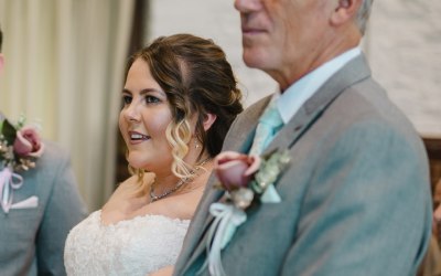Bride with Dad