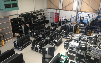 Kit prep in the warehouse