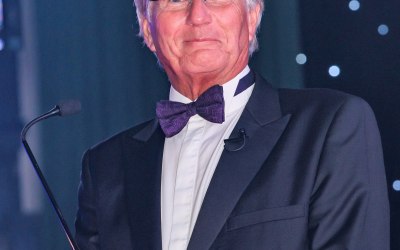 Host, Northern Business Awards, Macron Stadium, Bolton, 2018.
