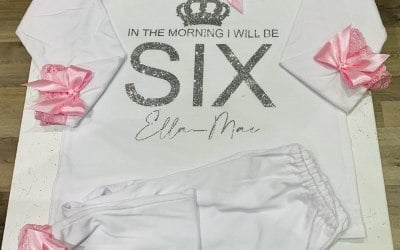 Personalised clothes, pyjamas, and soft toys