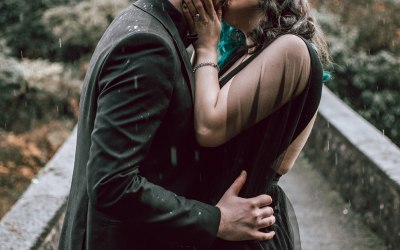 Alternative wedding at Foxtail Barns 