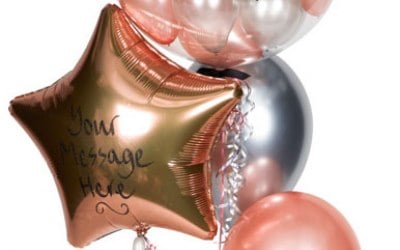 Personalised balloon bouquets
