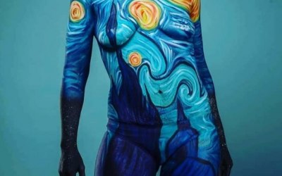 Fine art body painting 