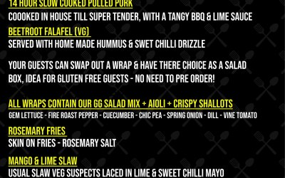 Event wrap menu 