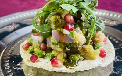Deconstructed samosa