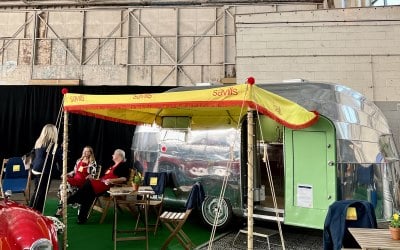 Diablo Airstream at a conference