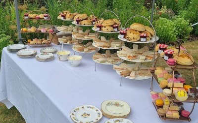 Afternoon Tea with vintage crockery