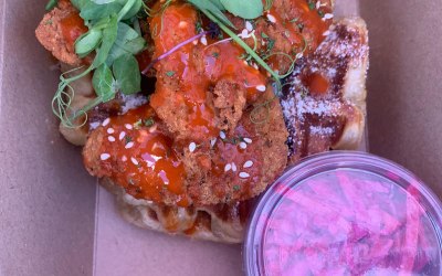 Waffle chicken Chick box
