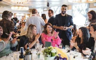 A fun trick well received by the table!