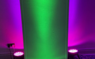 Corporate event in the company colours