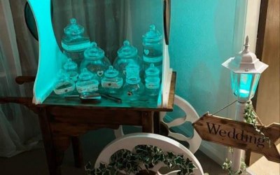 Rustic sweet cart hire 
