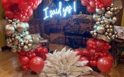 Engagement and Wedding set ups available.