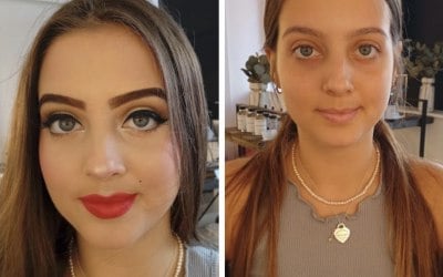 Day party makeup 