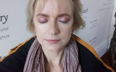 Soft pink wedding makeup 