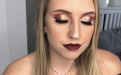 Intense party makeup 