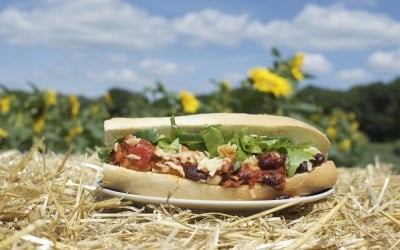 Mexican inspired loaded baguette