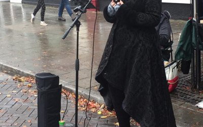 Busking in Mold