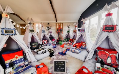 Superheros sleepover 