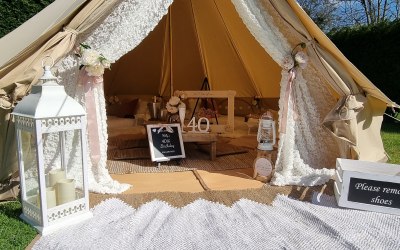 Vintage Chic sleepover tent