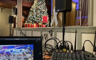 PA + wireless microphones for a conference