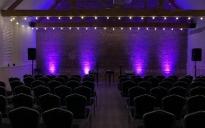 Venue Up Lighting + PA For speaches