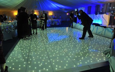 LED starlit dance floor