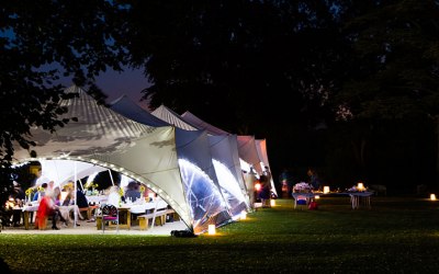 The Capri marquee at night