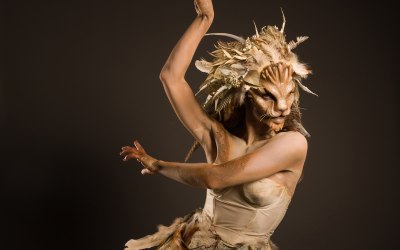 Prosthetic lion face created by me!