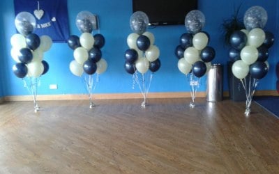 double bubble balloon clusters