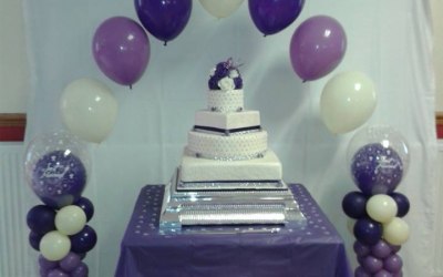 Cake table arch